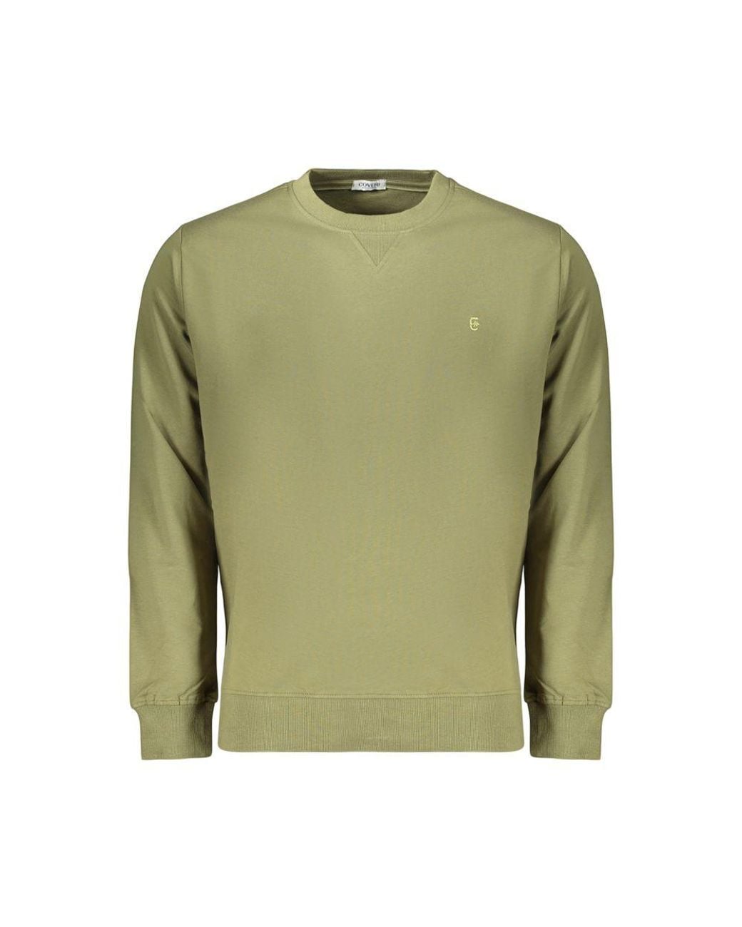COVERI MOVING Green Verde Cotton Men's Sweatshirt for men