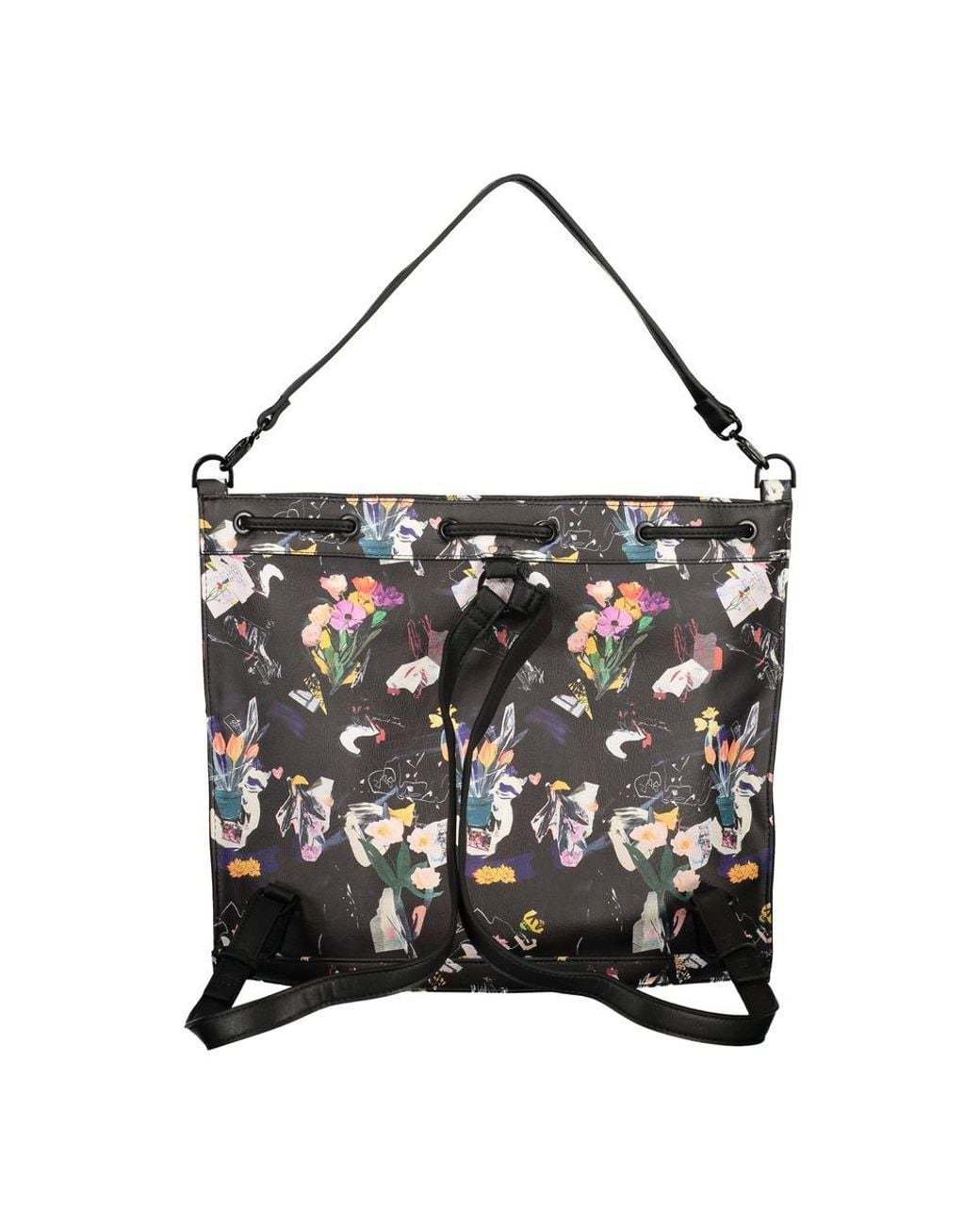 Desigual Black Polyurethane 's Backpack