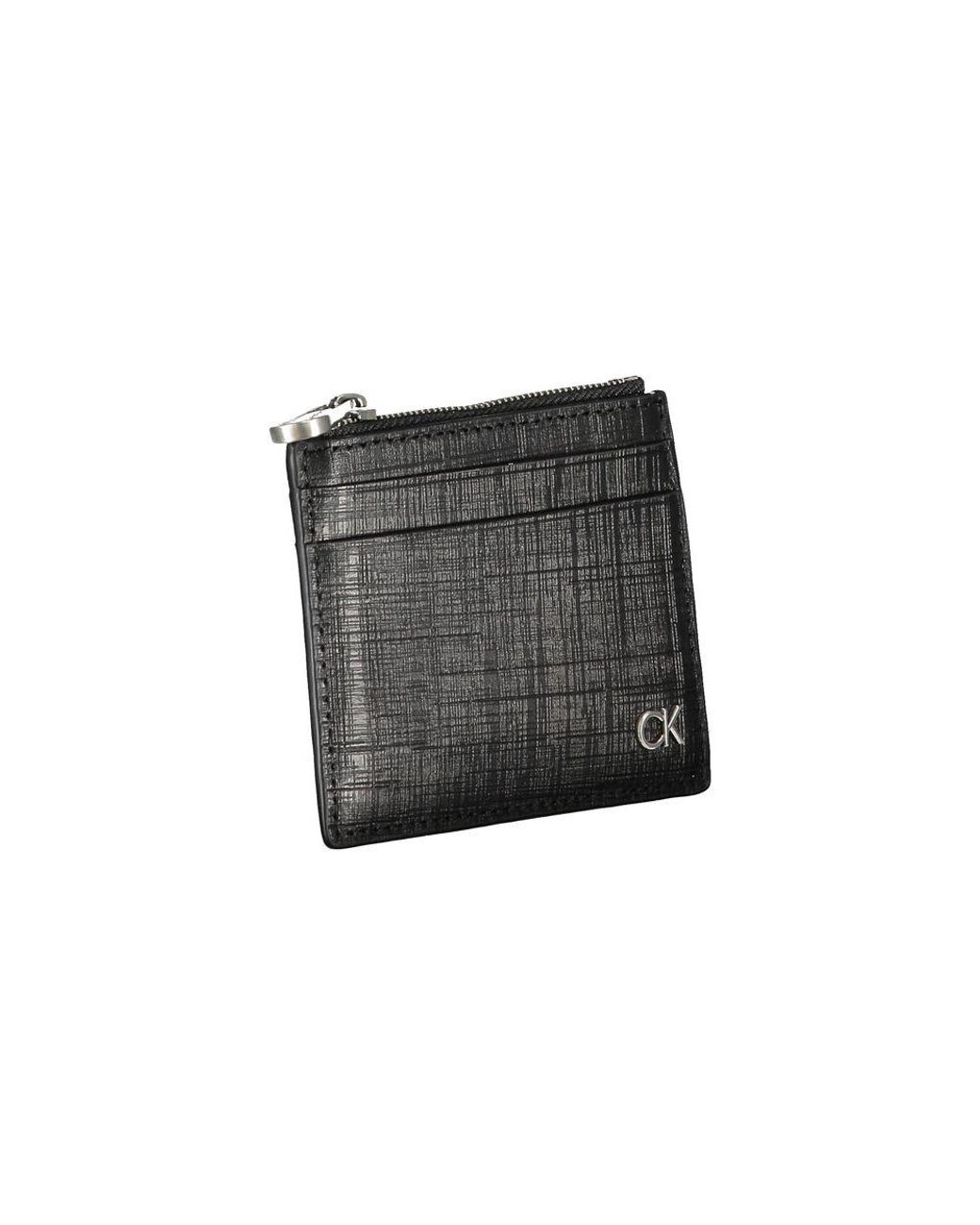 Calvin Klein Black Leather Wallet for men