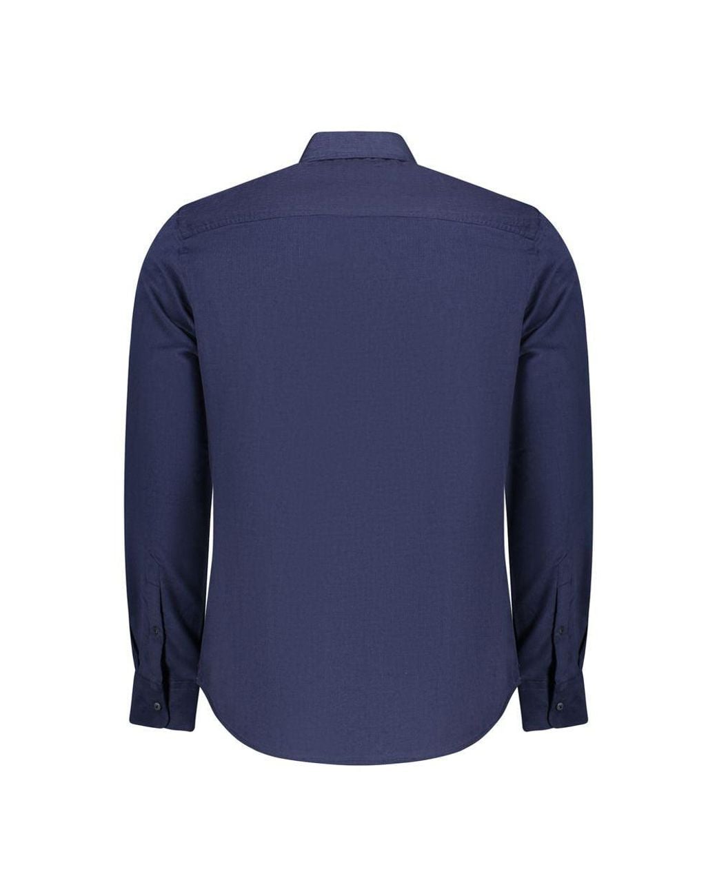 North Sails Blue Cotton Men Shirt for men