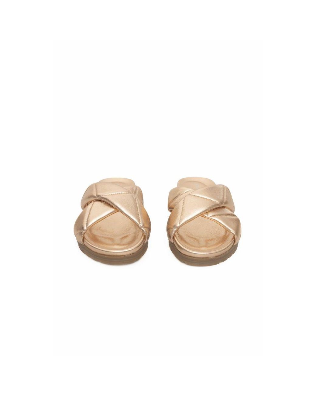 Cerruti 1881 Natural Beige Lambskin Sandal