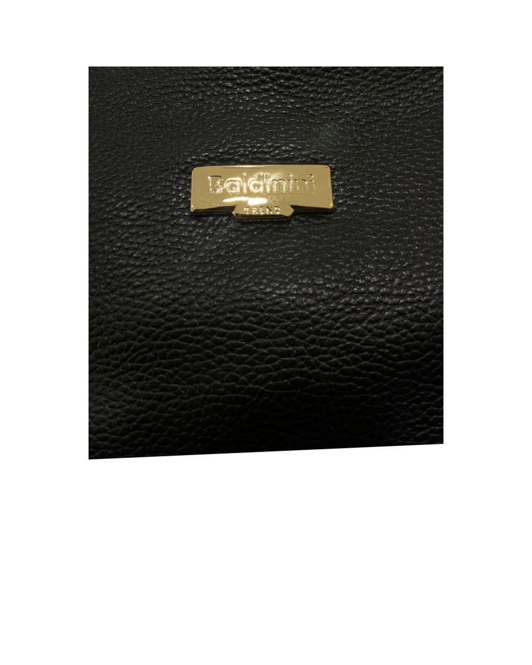 Baldinini Black Cow Shoulder Bag