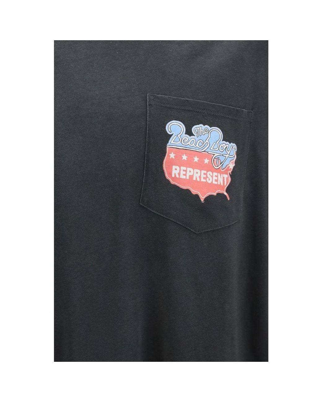 Represent Black Gray Cotton T for men