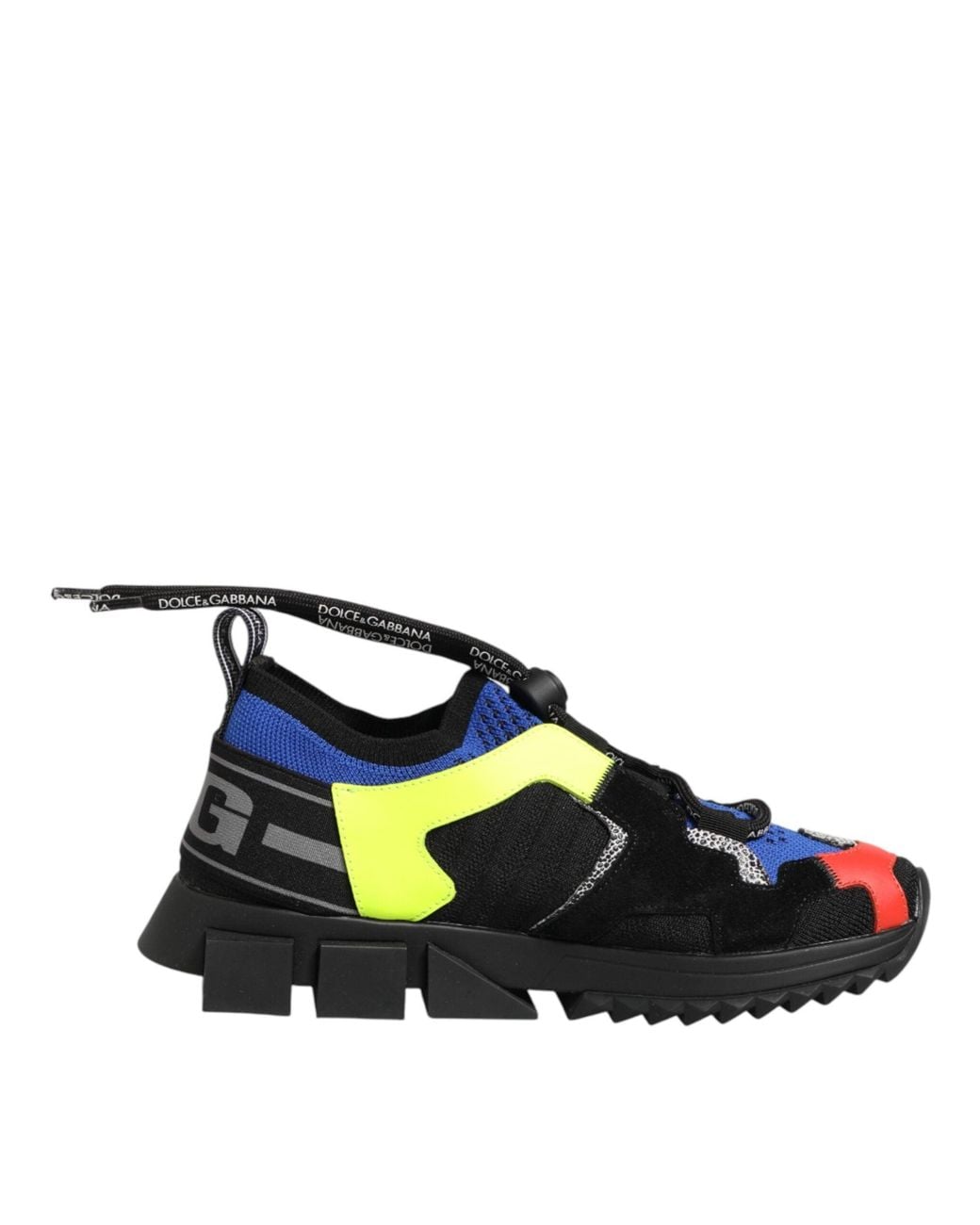 Dolce & Gabbana Blue Mesh Sorrento Trekking Sneakers Shoes