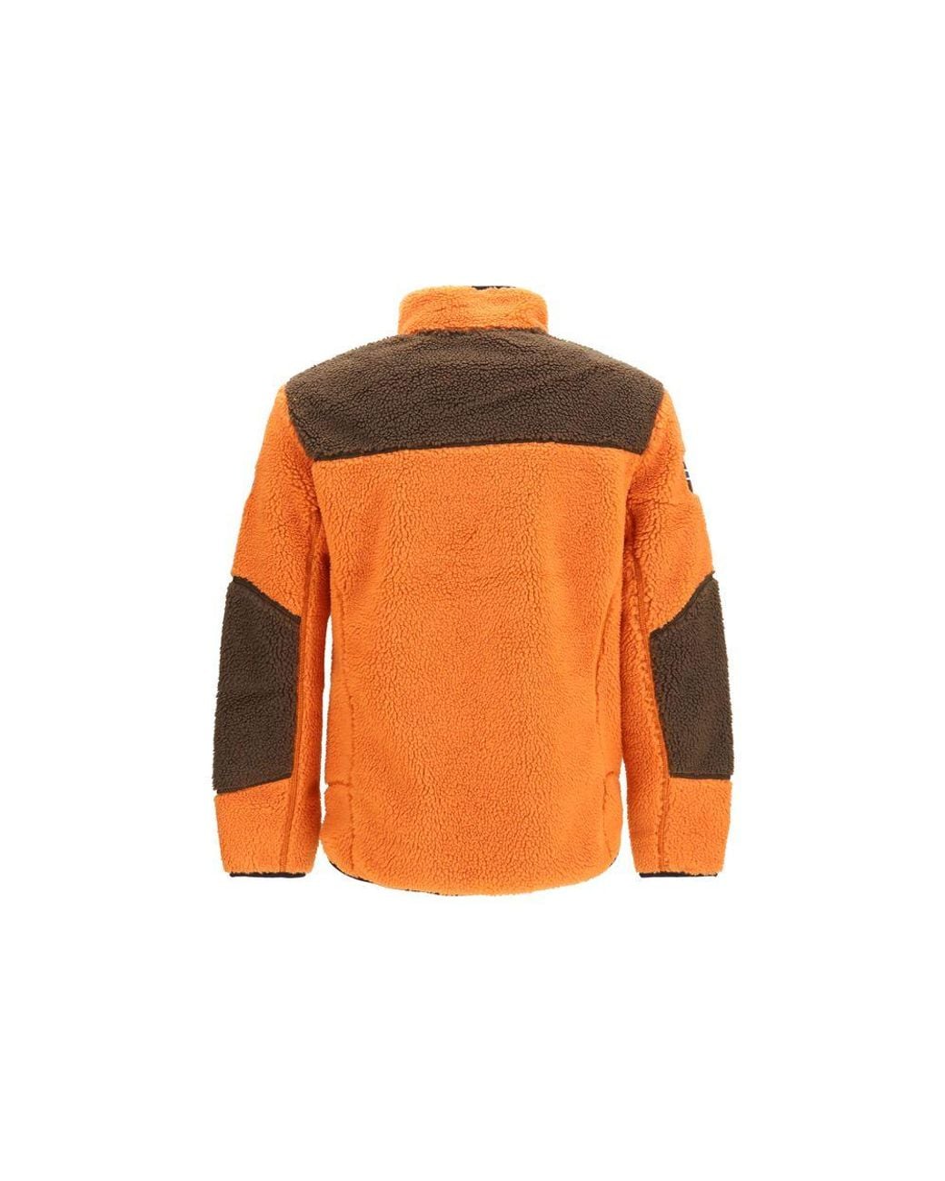 Napapijri Orange Polyester Sweatshirt for men