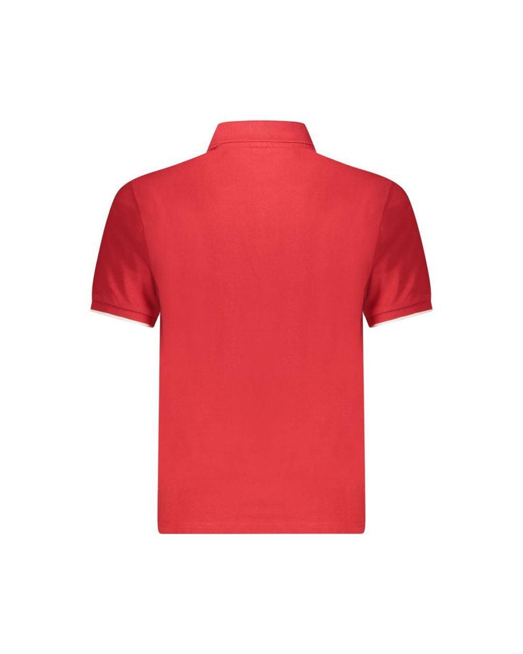 North Sails Red Cotton Polo Shirt for men