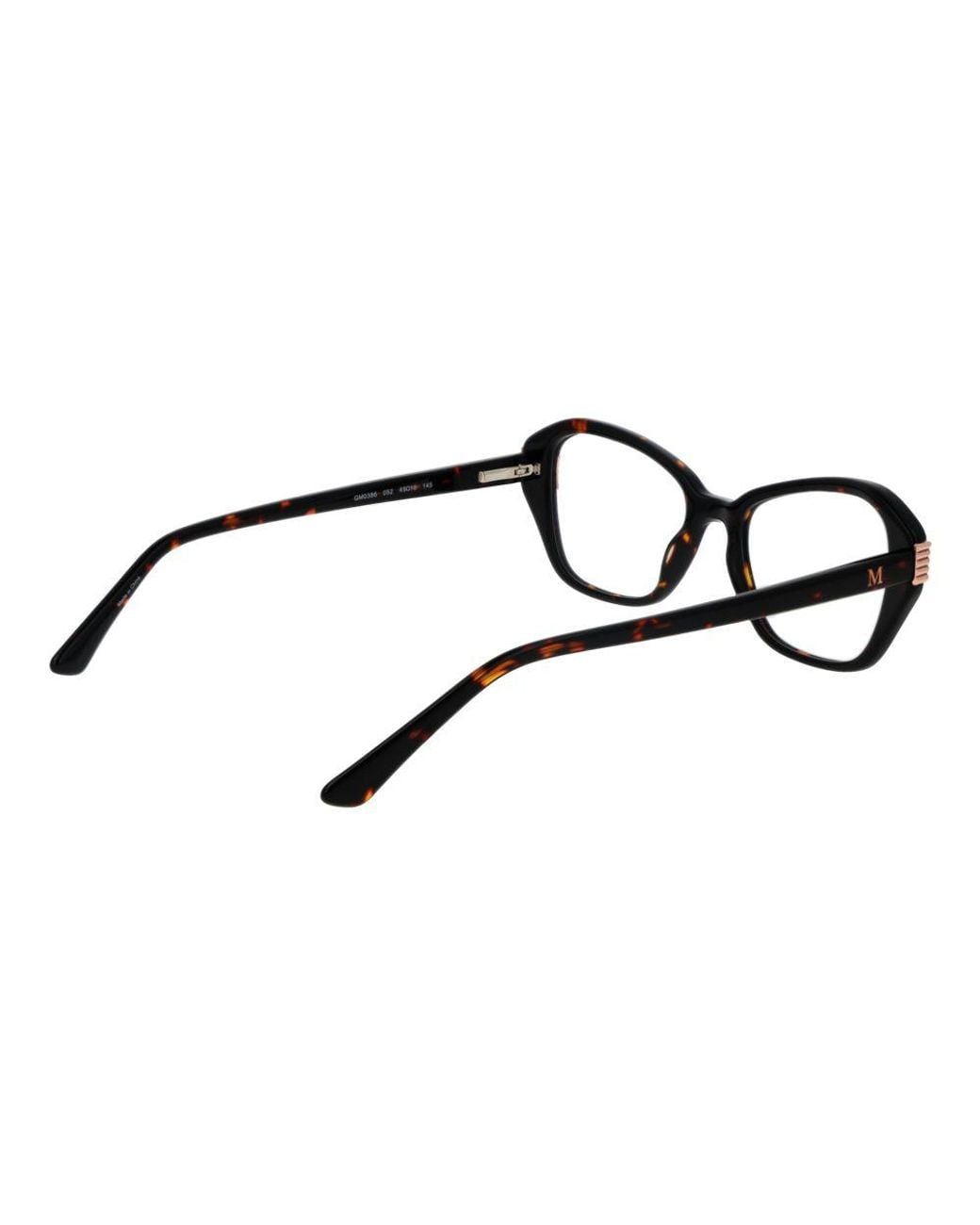 MARCIANO BY GUESS Black Brown Acetate Glasses (frames) for men