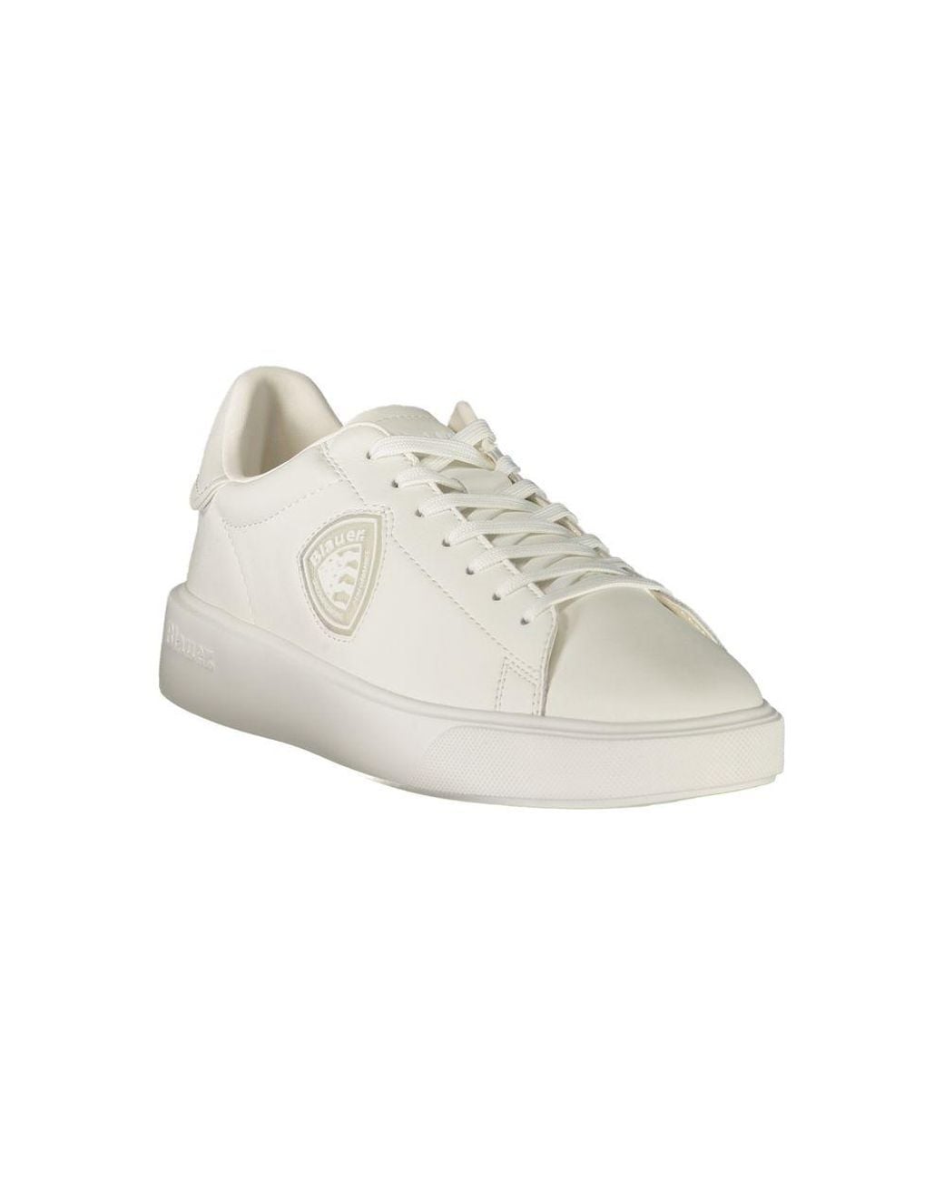 Blauer White Bianco Polyurethane Sneaker for men