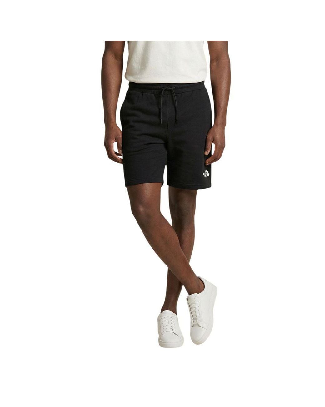 The North Face Black Cotton Bermuda Shorts for men