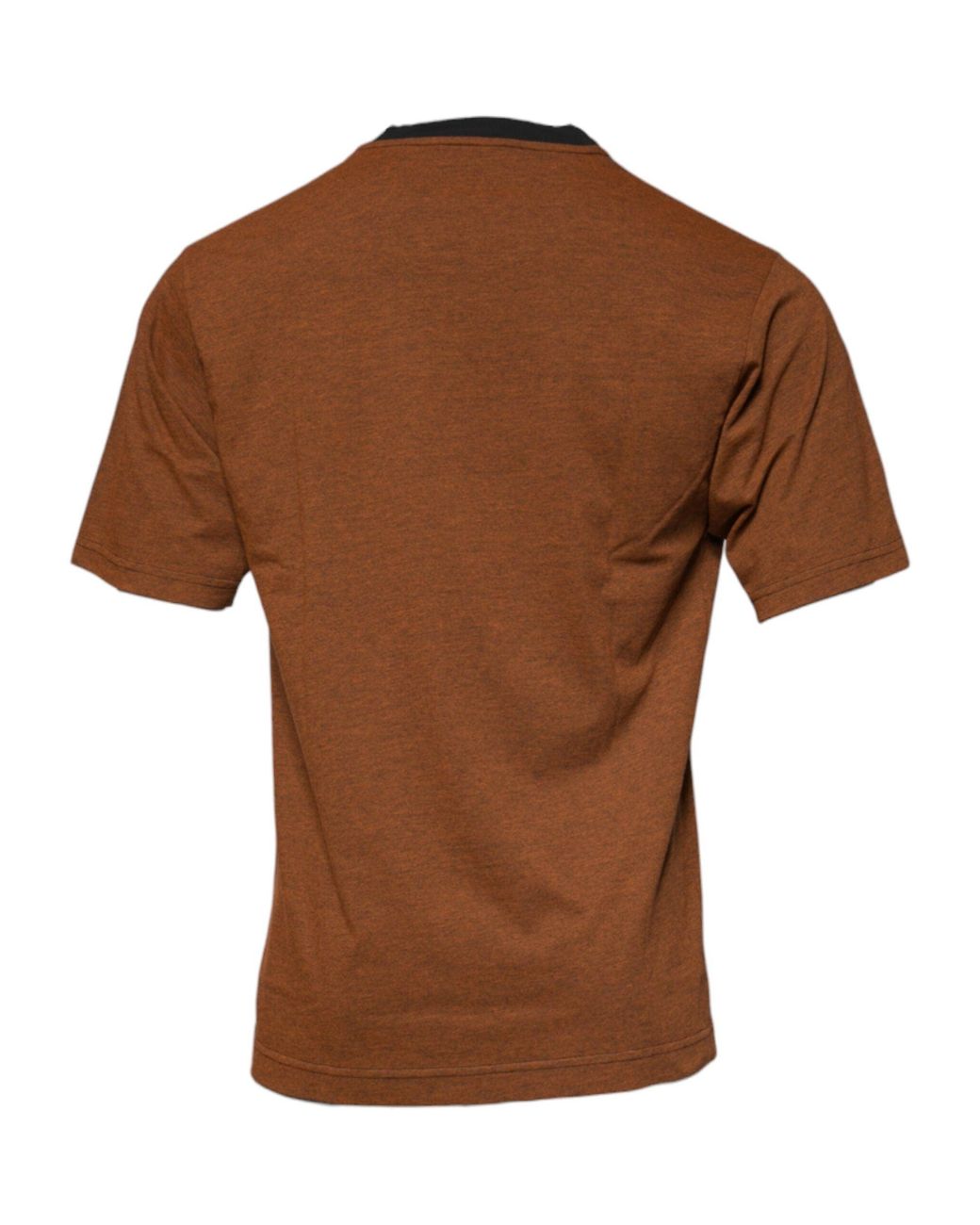 Dolce & Gabbana Brown Short Sleeve Crew Neck Tshirt for men