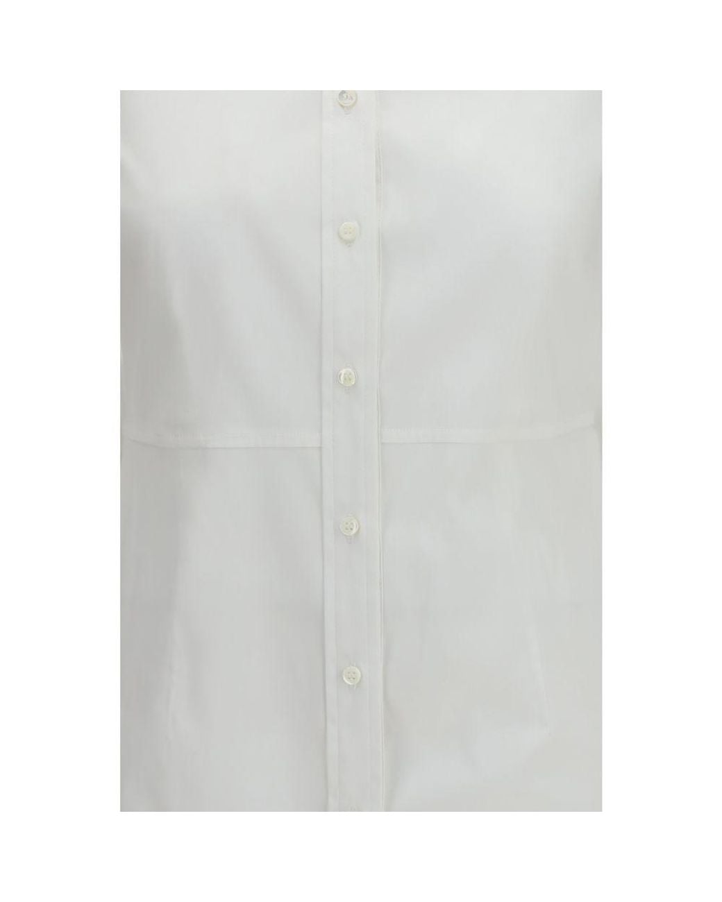 Brunello Cucinelli White Cotton Shirt
