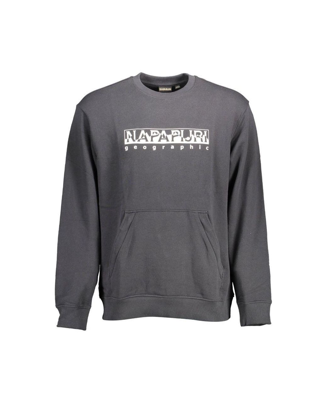 Napapijri Gray Cotton Sweater for men
