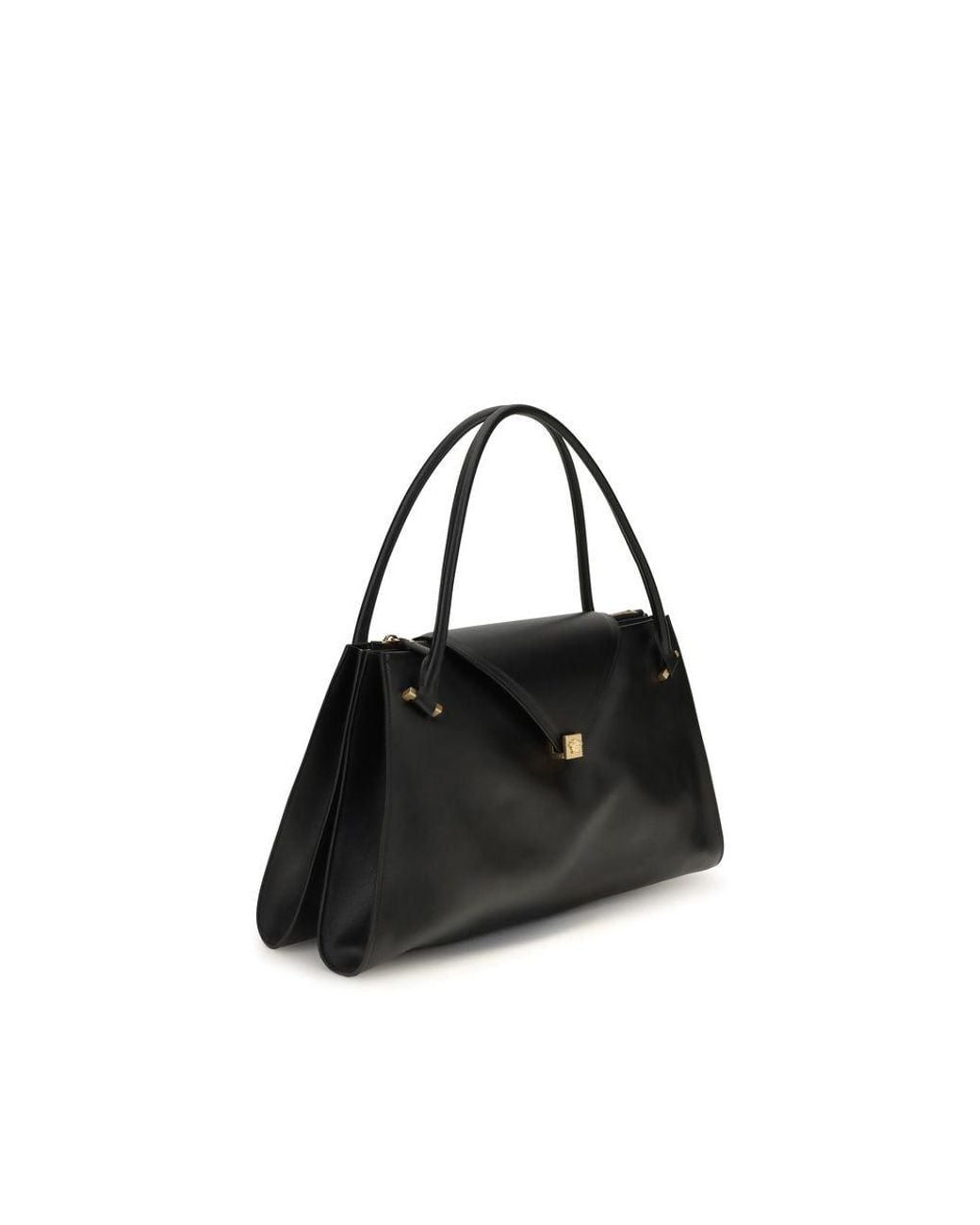 Versace Black Calf Leather Bos Taurus Shoulder Bag