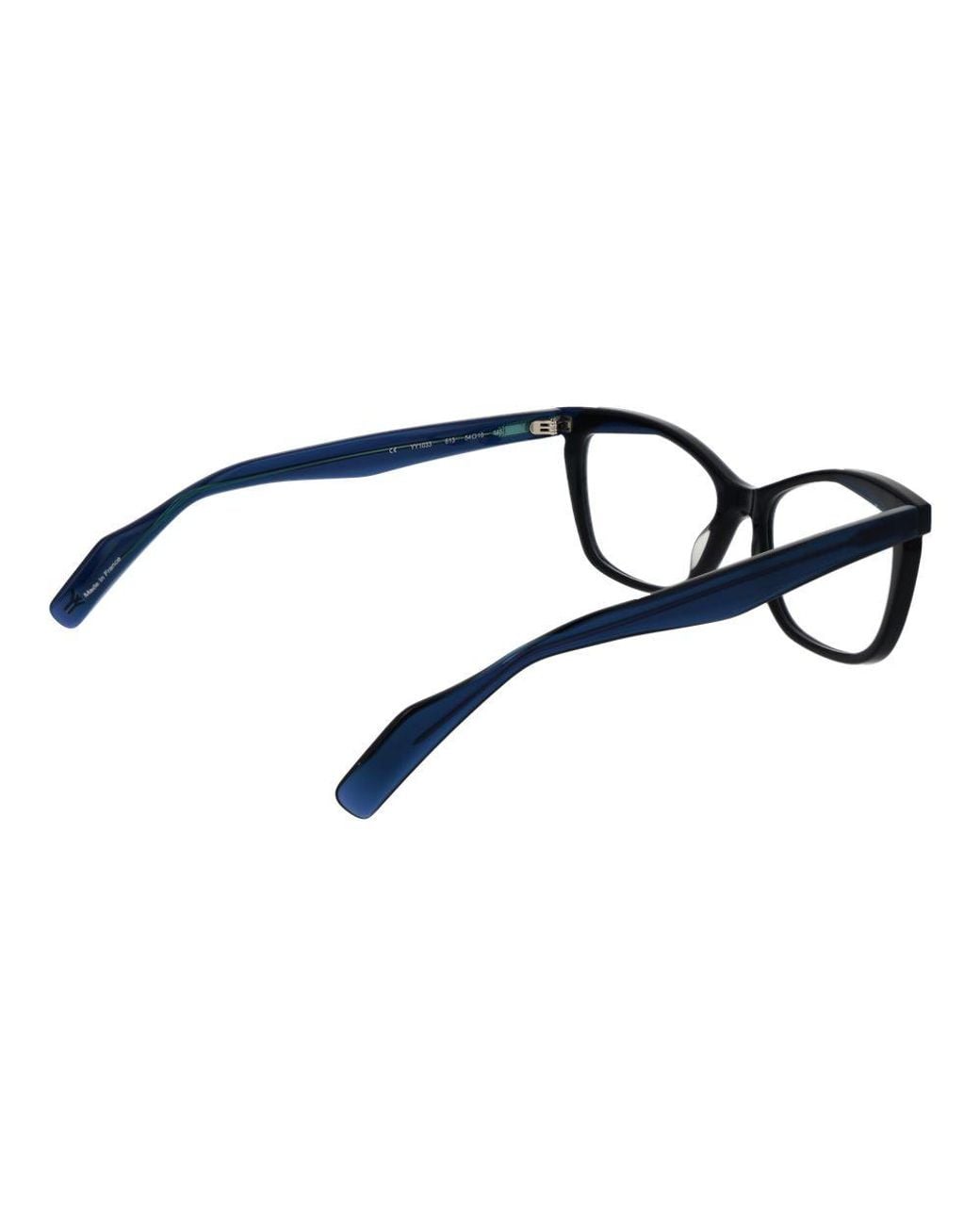 Yohji Yamamoto Black Blue Plastic Glasses (frames) for men