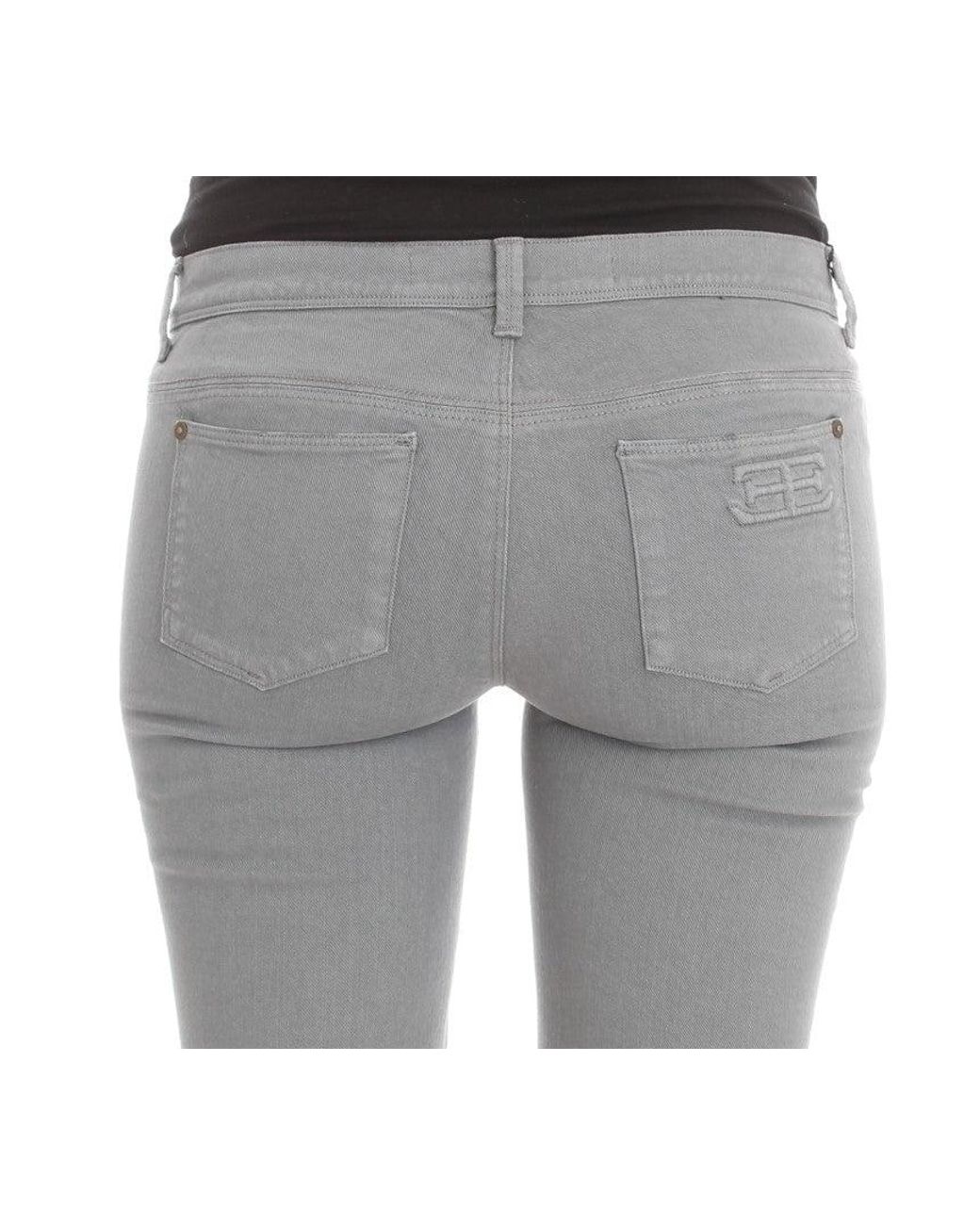 Ermanno Scervino Blue Chic Slim Fit Bootcut Denim Indulgence