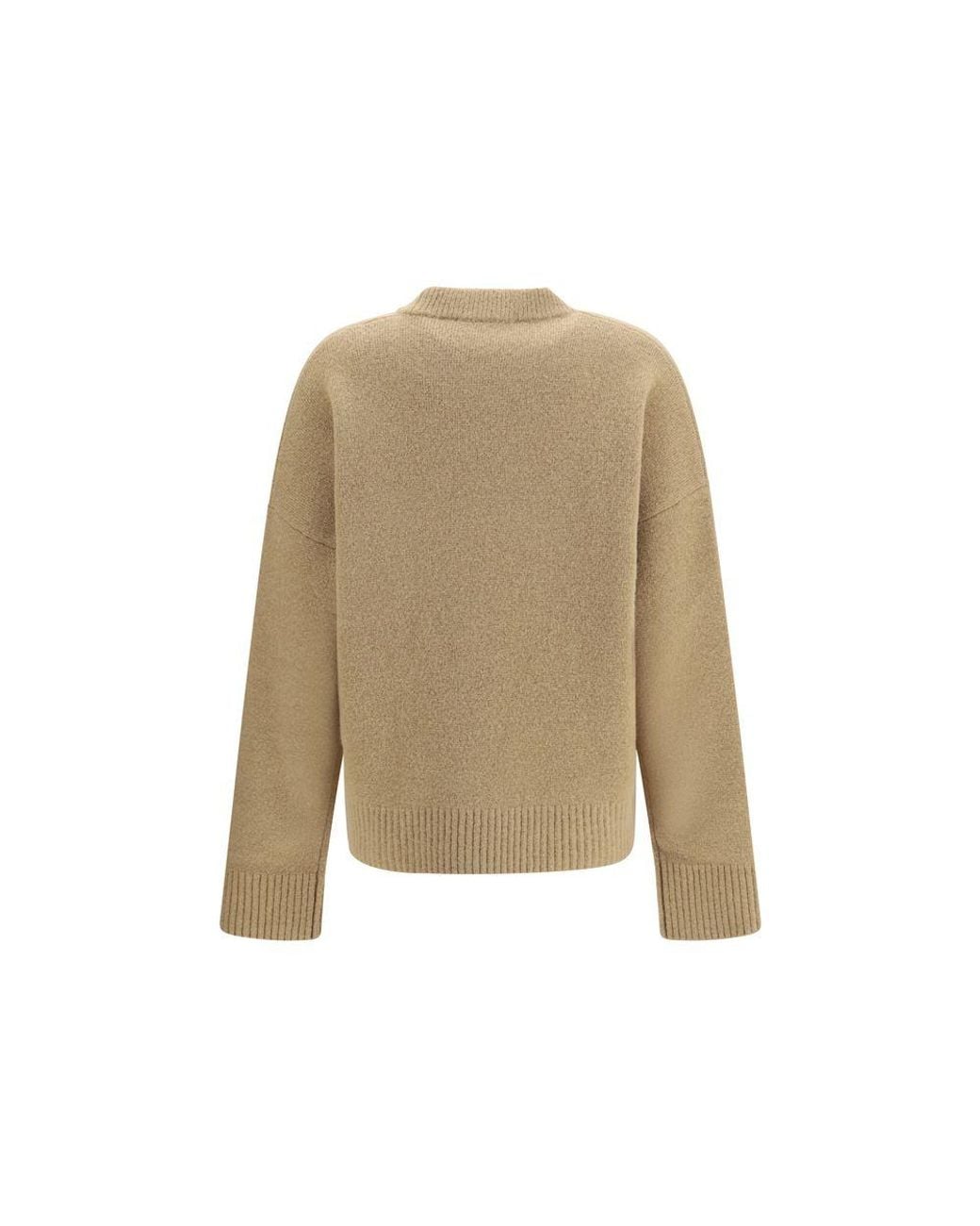 AMI Natural Beige Alpaca Vicugna Pacos Sweatshirt