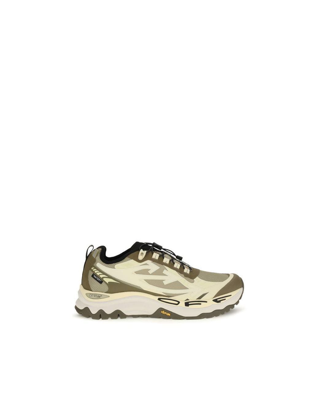 Off-White c/o Virgil Abloh Natural Bicolor Polyester Athletic Sneakers - Eu39/us6 for men