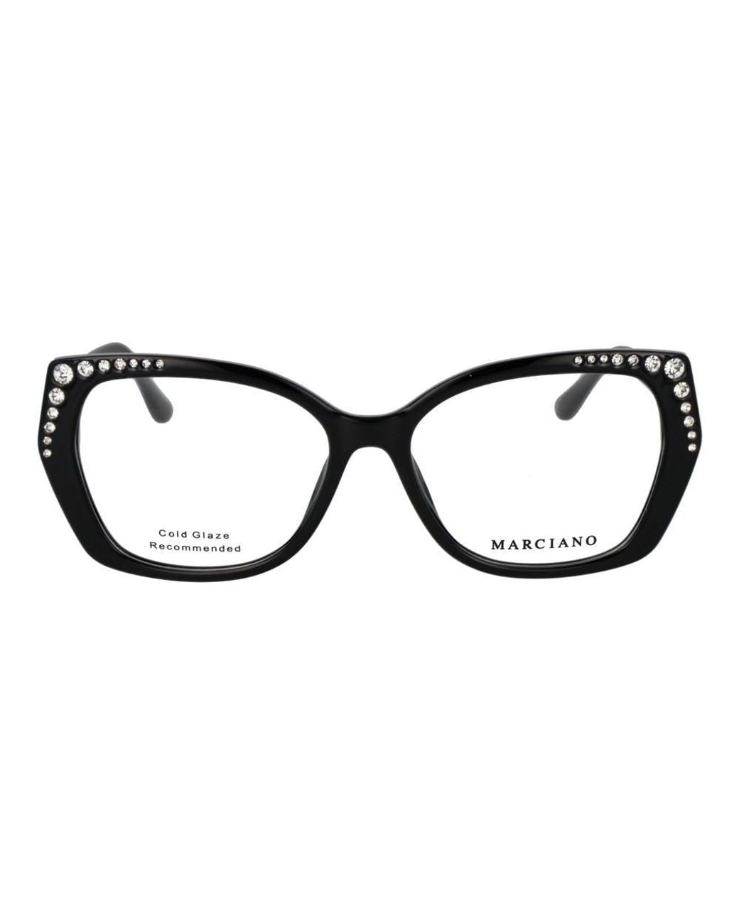 MARCIANO BY GUESS Black Plastic Glasses (frames)