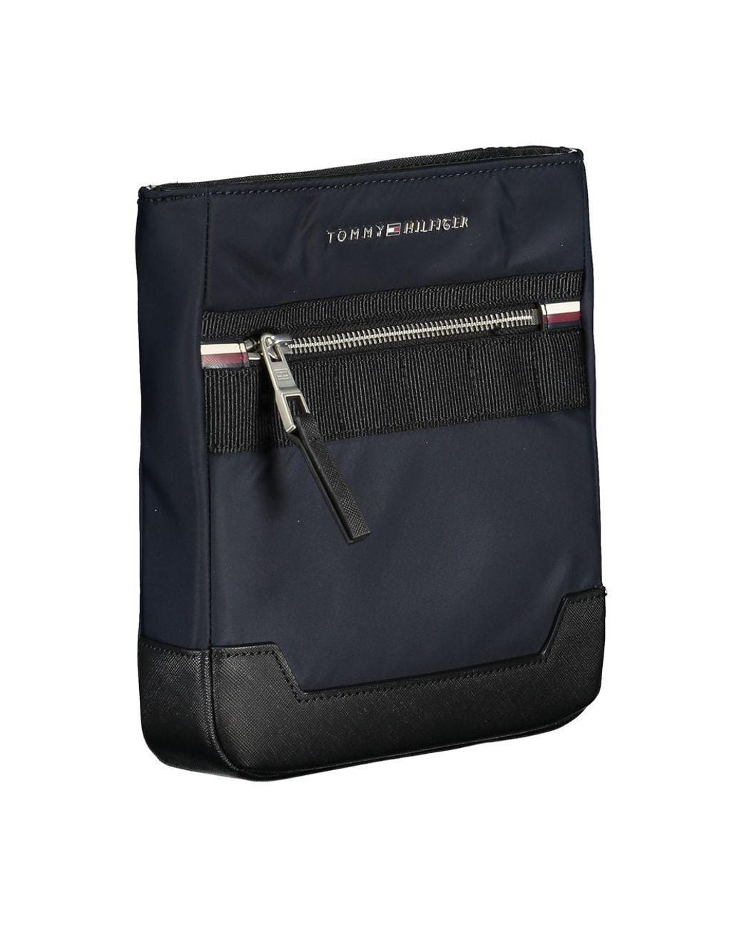 Tommy Hilfiger Blue Sleek Shoulder Bag With Contrasting Details for men
