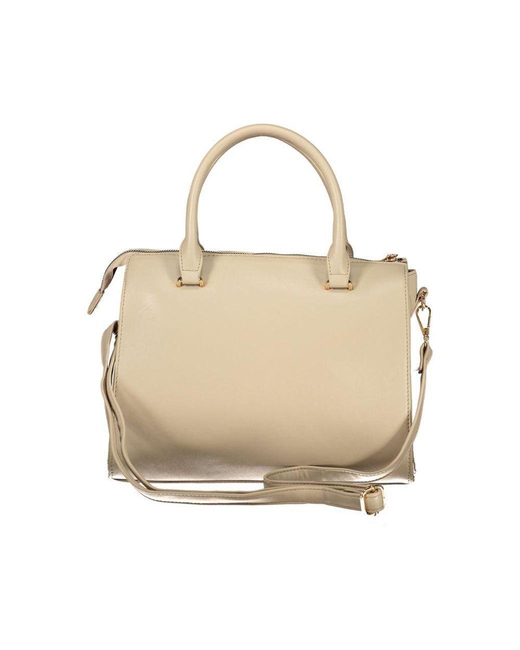 Laura Biagiotti Natural Beige Pvc Handbag