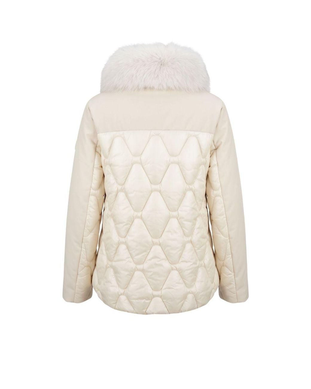 Baldinini White Nylon Jacket