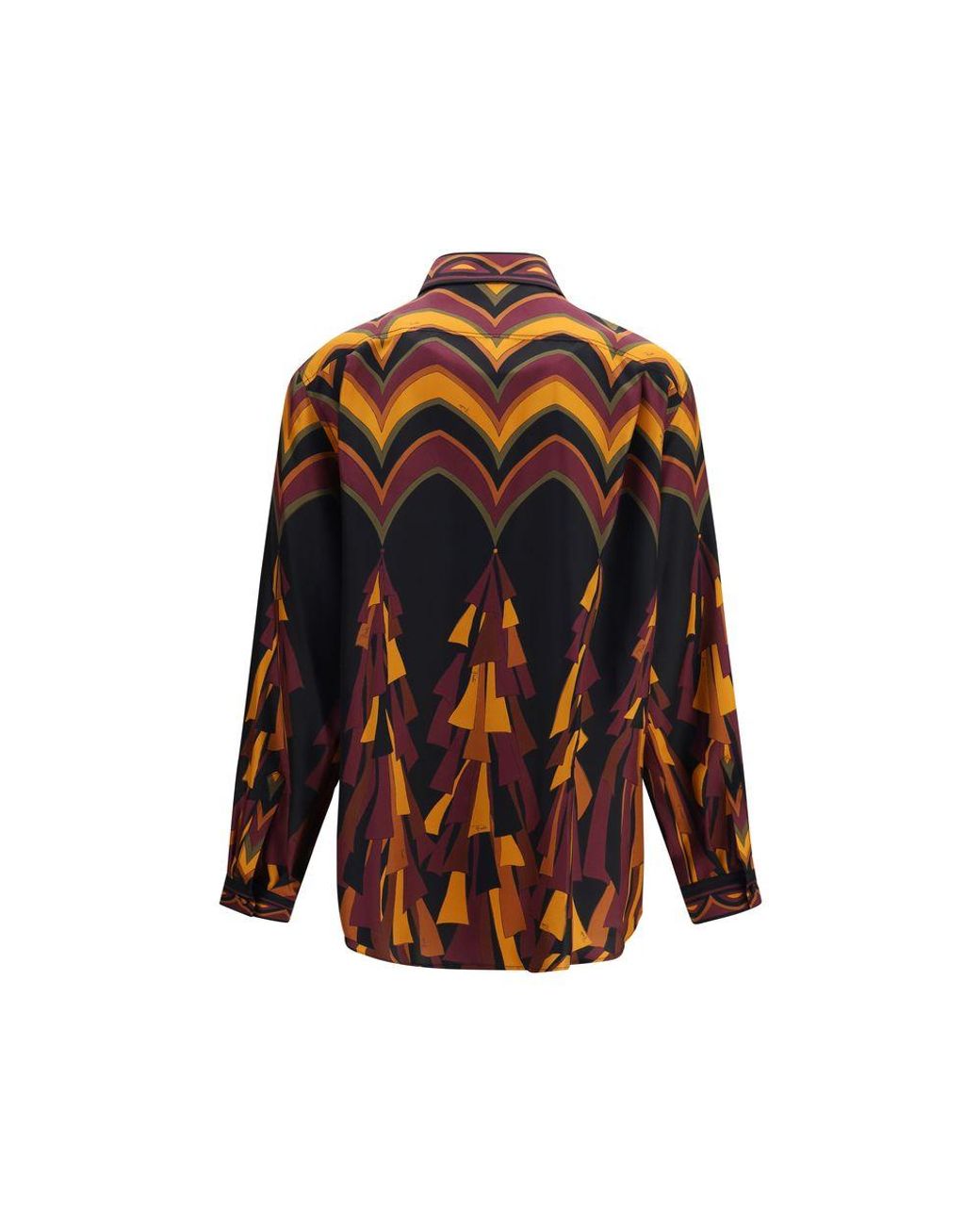 Emilio Pucci Multicolor Silk Pattern Shirt