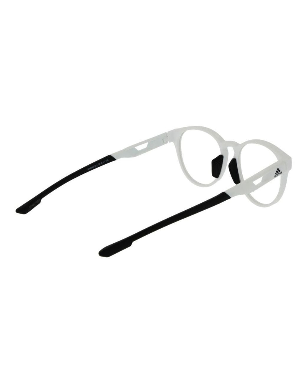 Adidas Metallic White Plastic Glasses (frames)