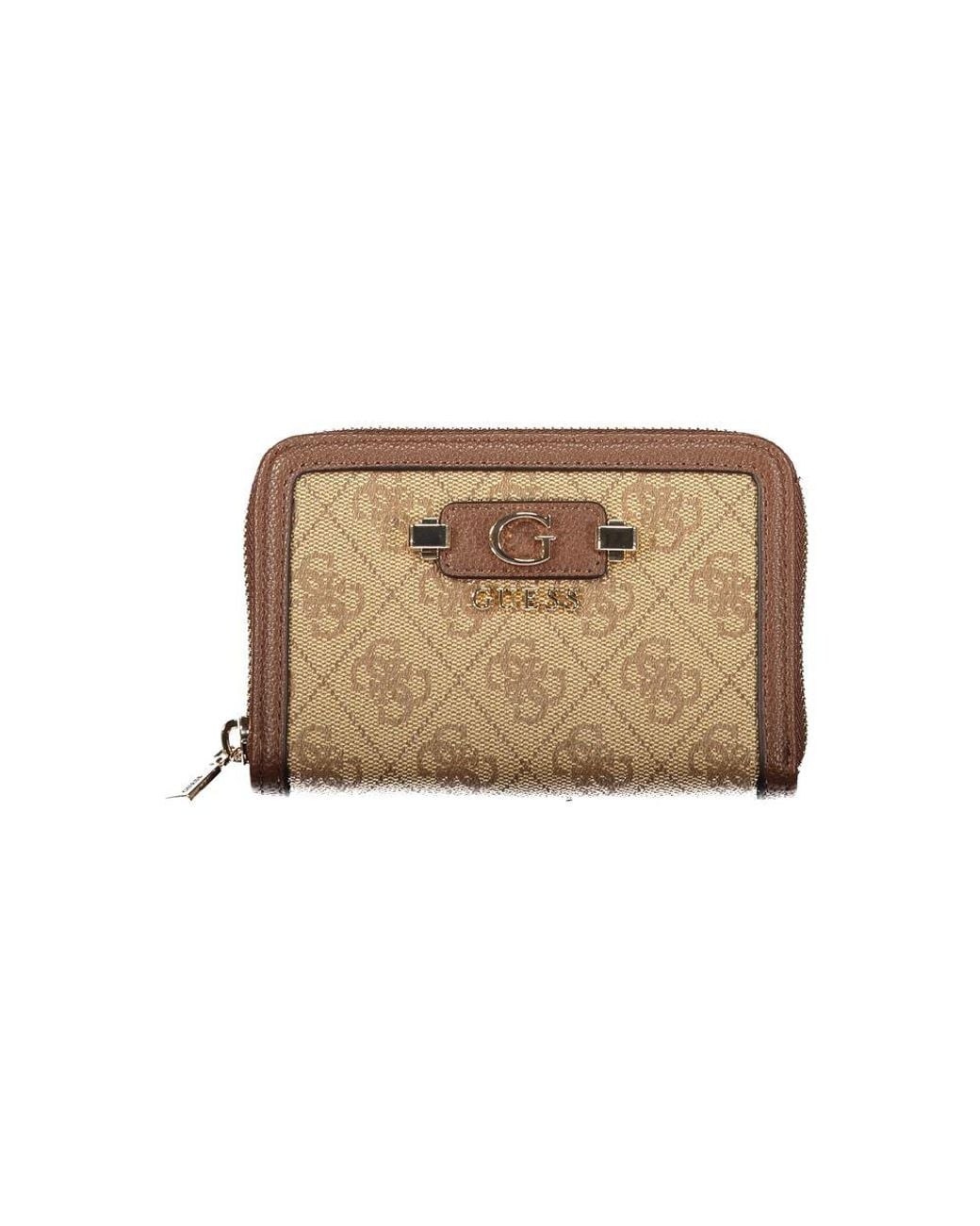 Guess Natural Beige Polyurethane Wallet
