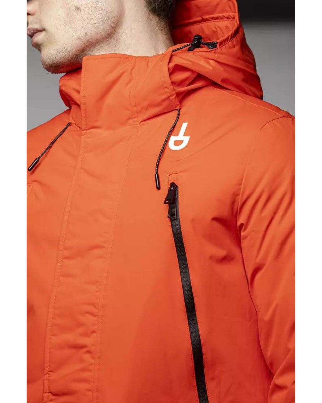 Tond Red Polyester Men's Jacket for men