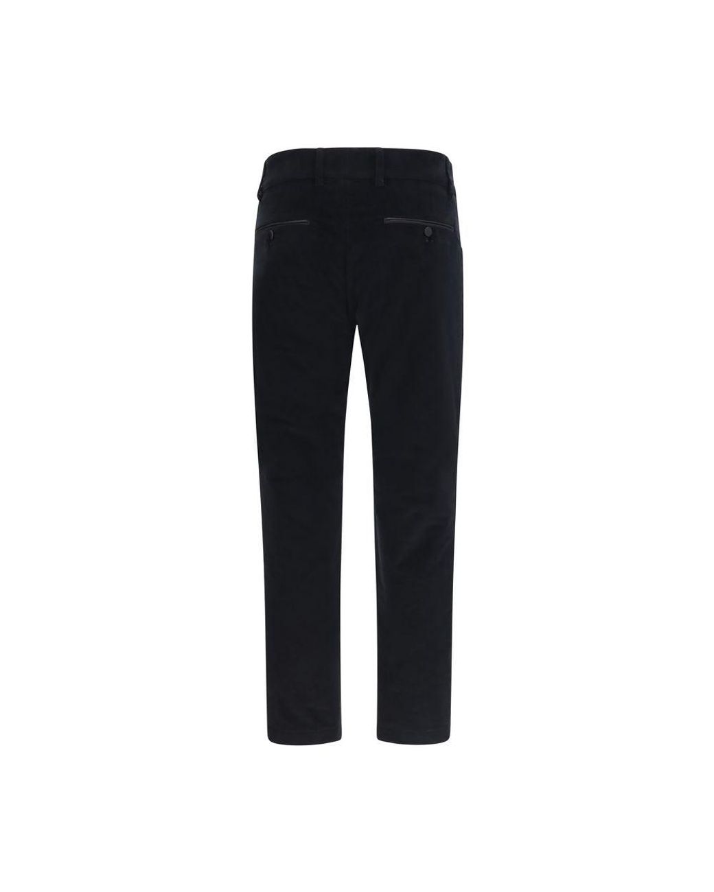Dolce & Gabbana Black Cotton Casual Pants for men