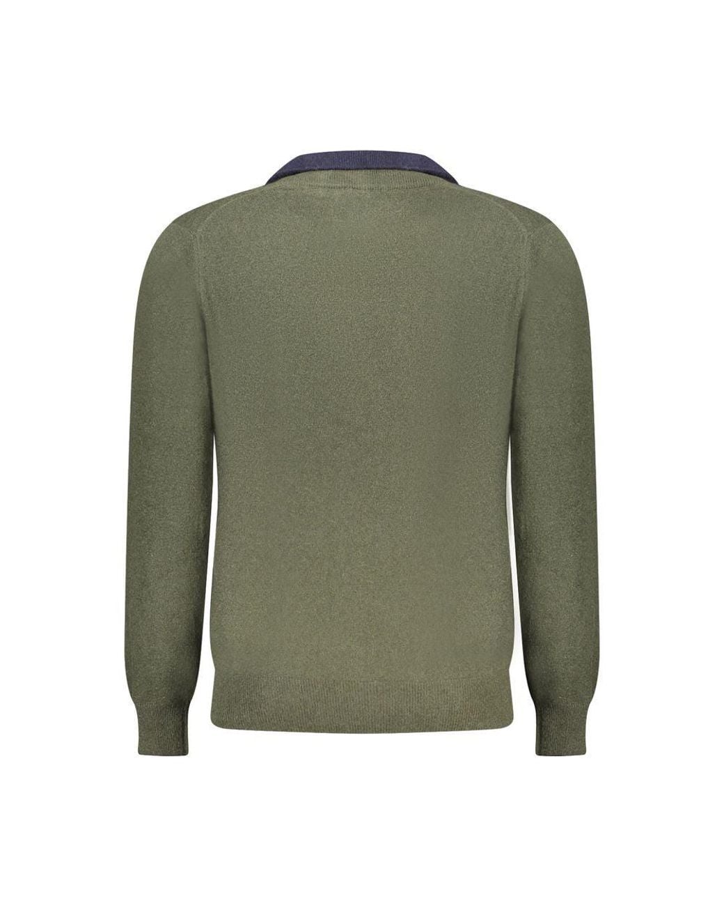North Sails Green Cashmere Sweater for men