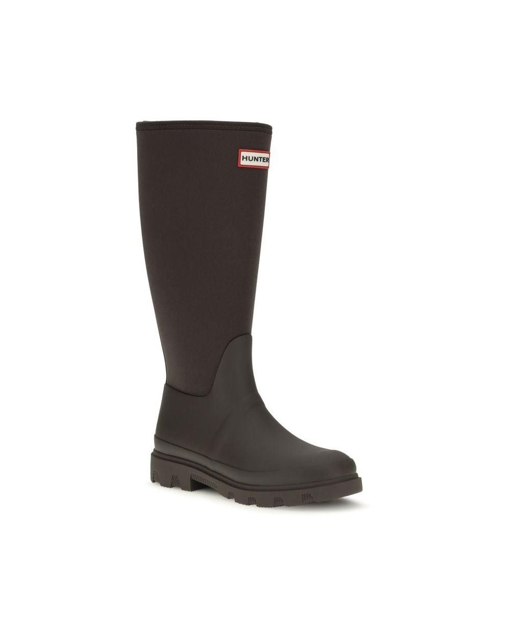 Hunter Brown Rubber Rain Boots