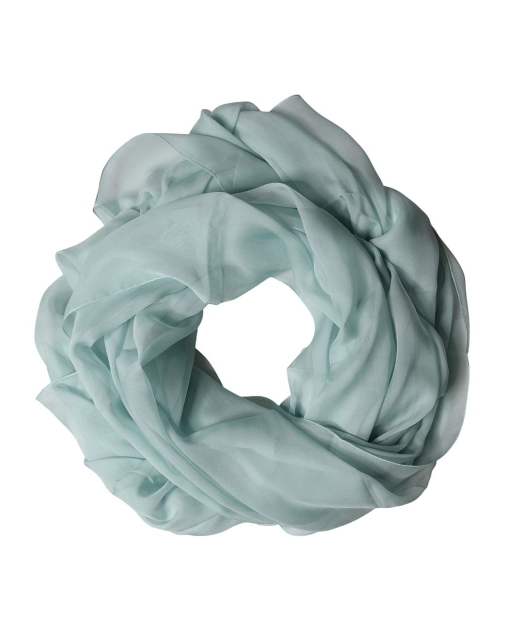 Dolce & Gabbana Green Light Silk Stole Neck Wrap Shawl Scarf for men