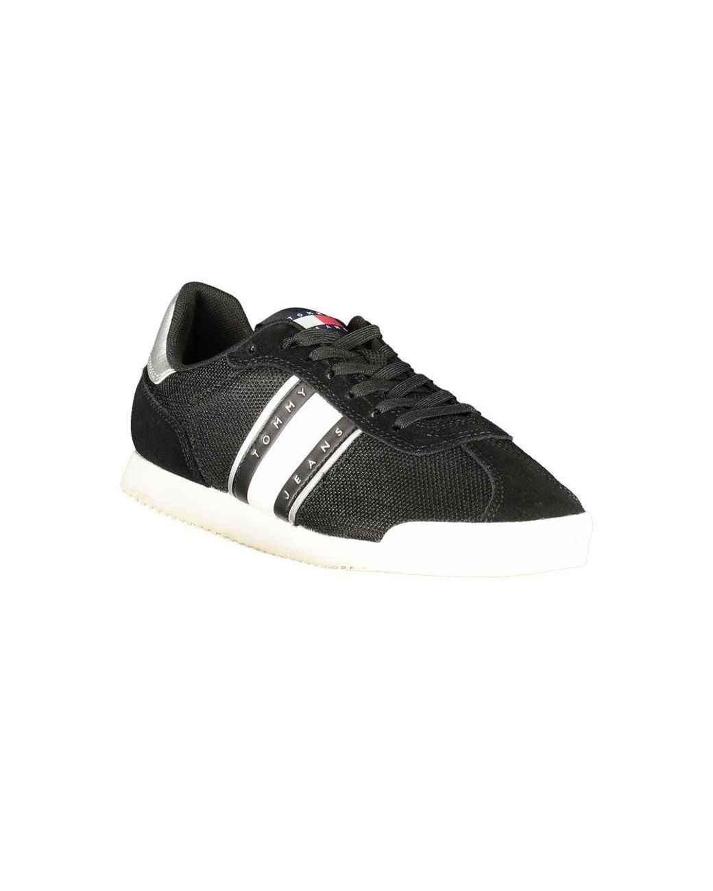 Tommy Hilfiger Black Jeans Trainers Casual Sneaker