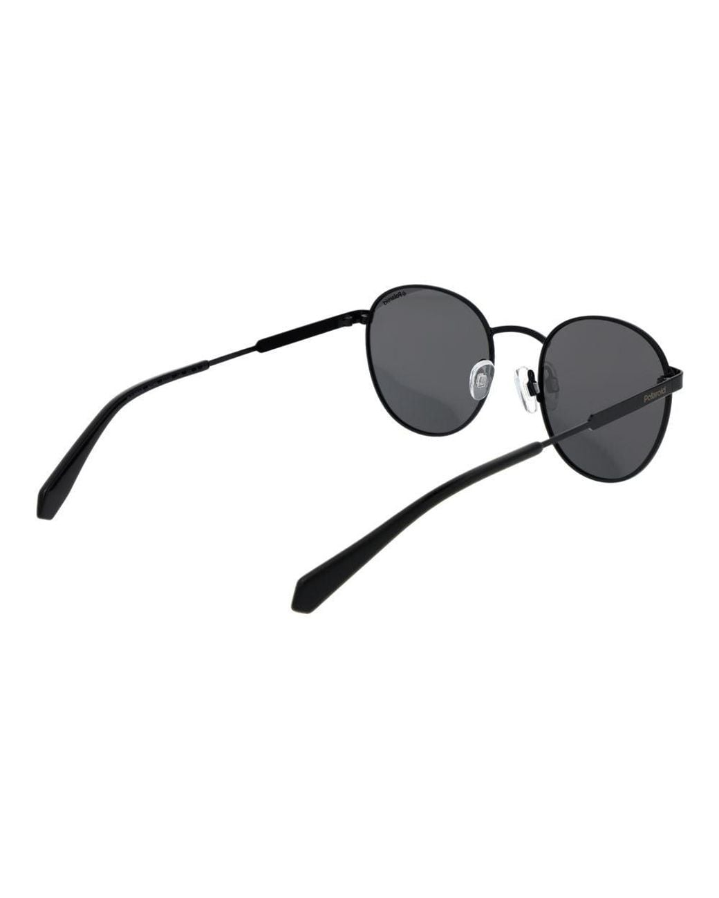 Polaroid Black Stainless Steel Sunglasses