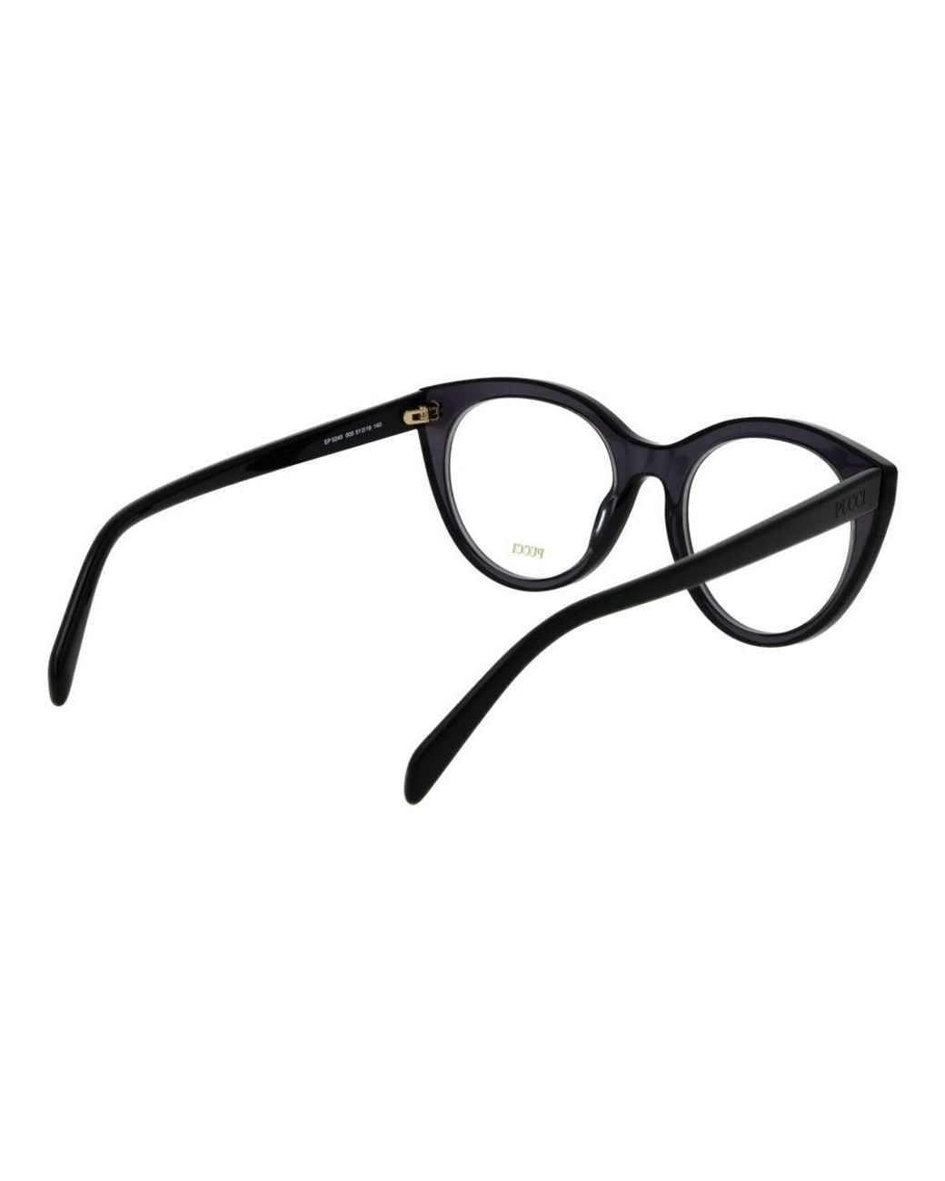 Emilio Pucci Black Plastic Glasses (frames)