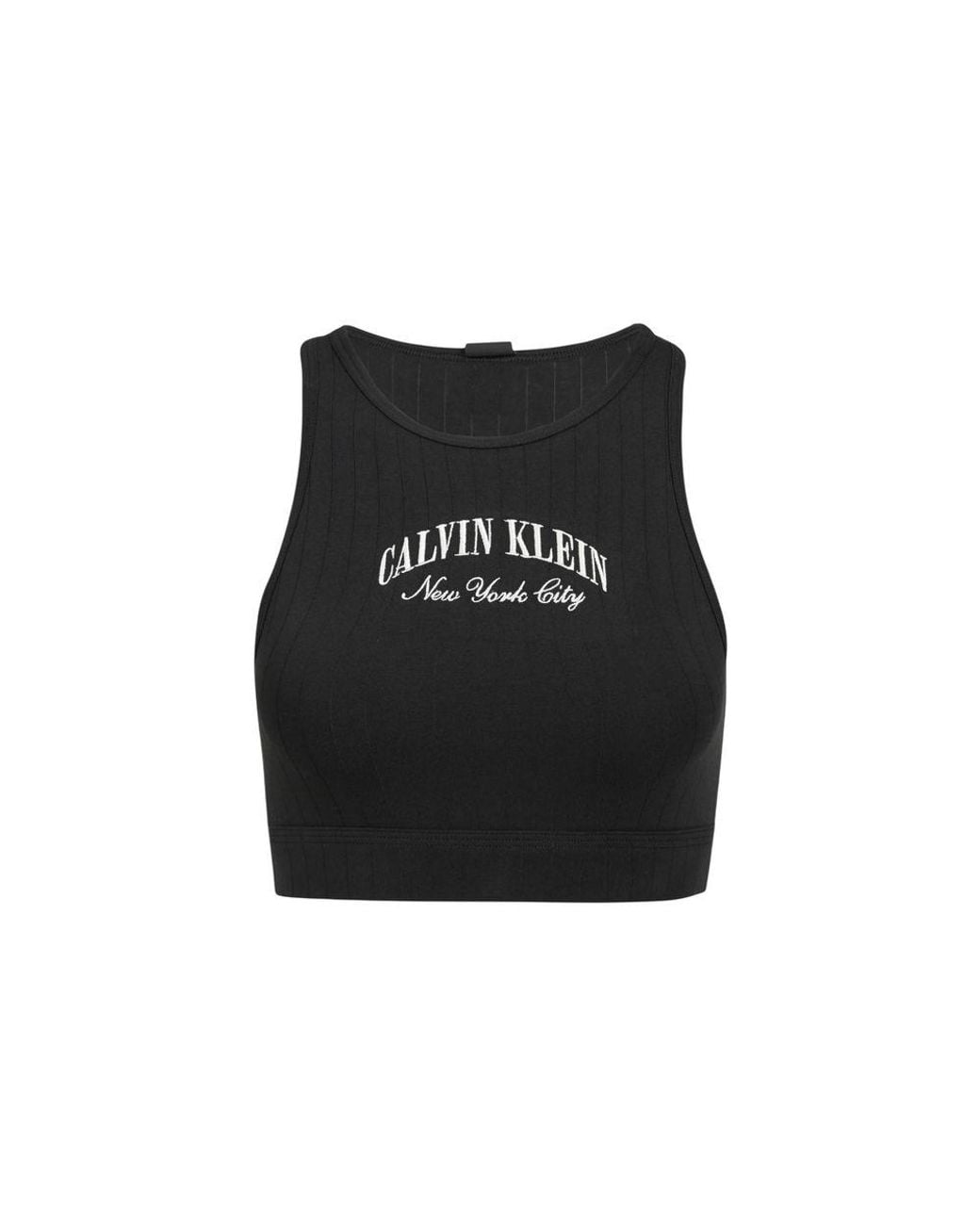 Calvin Klein Black Cotton Bra