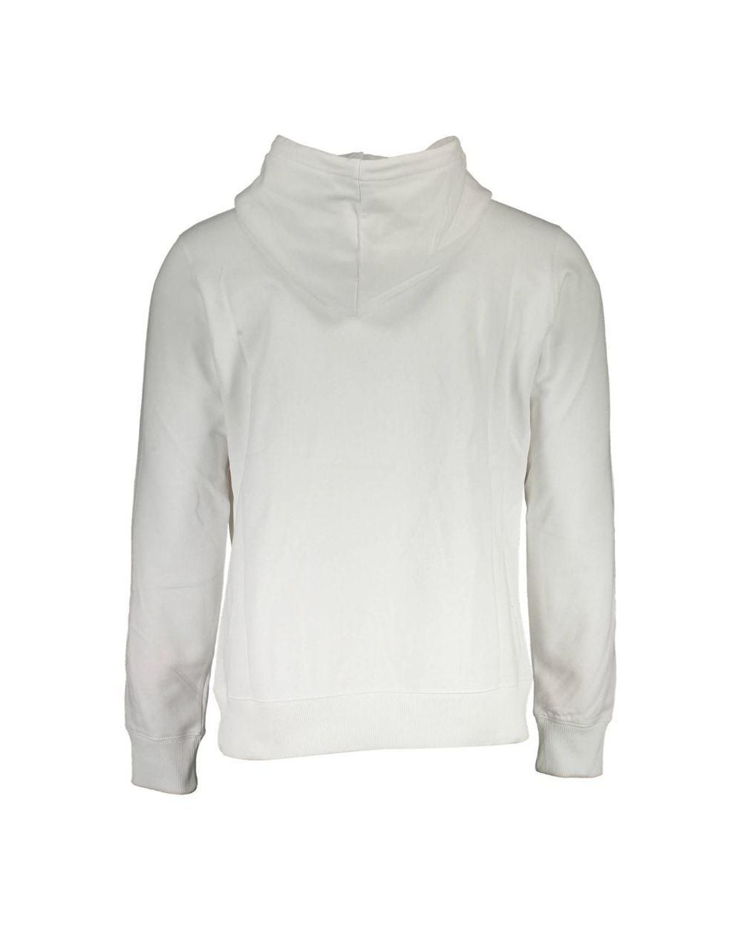 Calvin Klein Gray White Cotton Men's Sweater for men