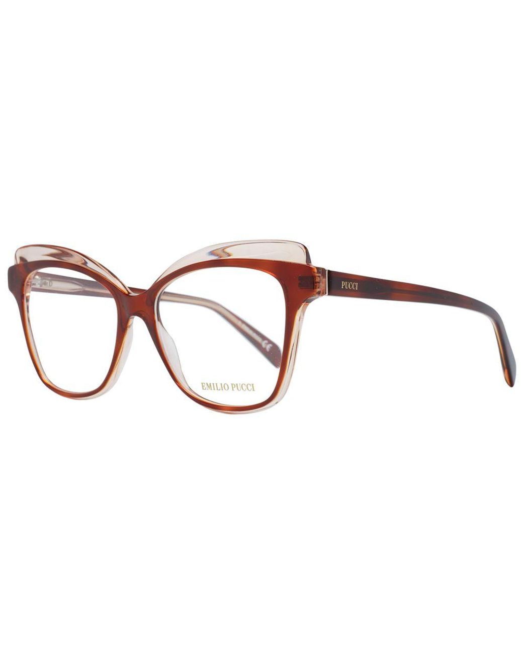 Emilio Pucci Brown Optical Frames for men