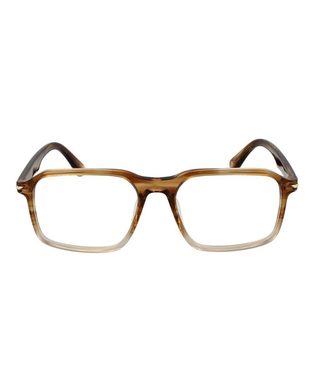 Police Brown Cellulose Acetate Glasses (frames) for men