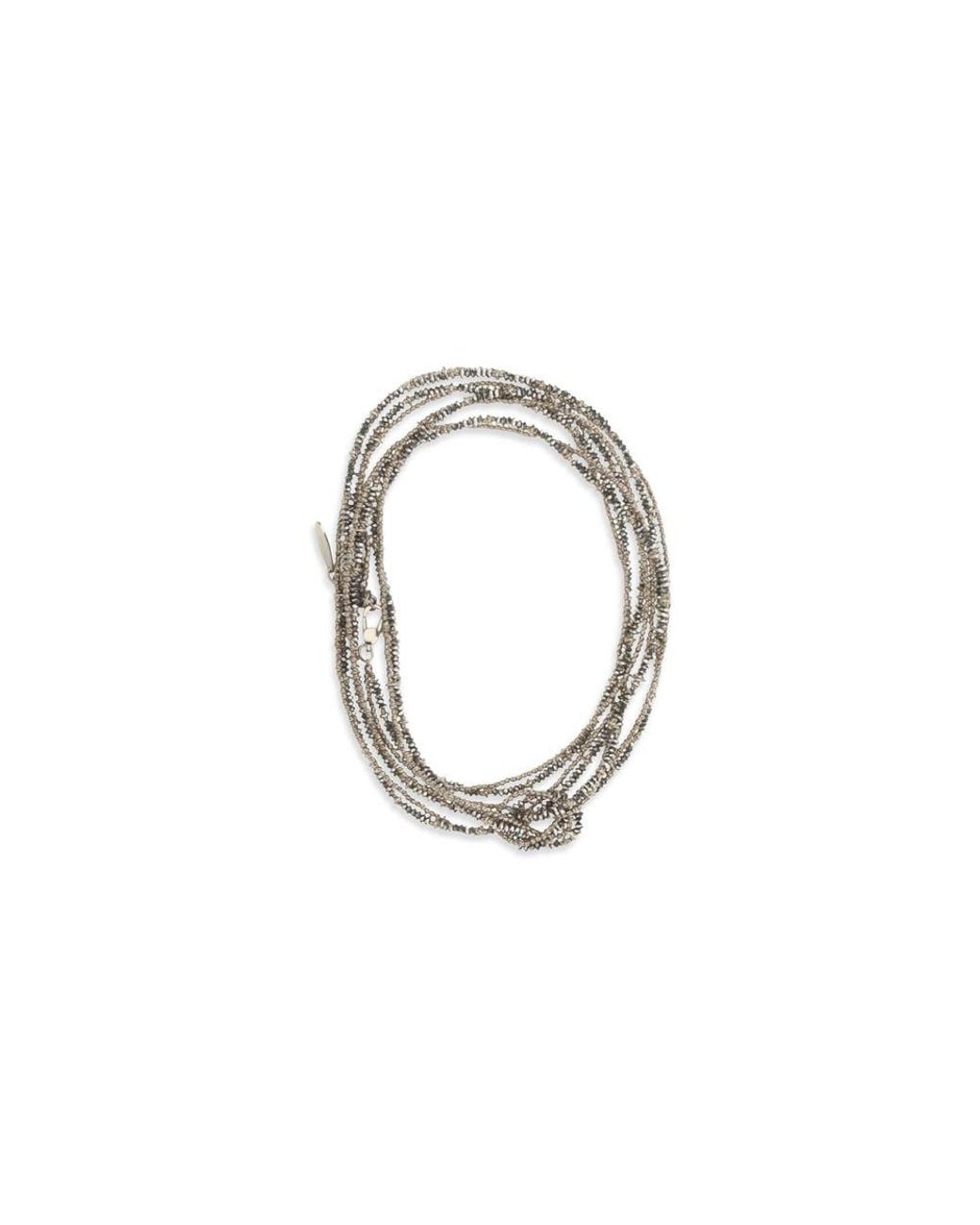 Brunello Cucinelli Metallic Brown Silver Bracelet