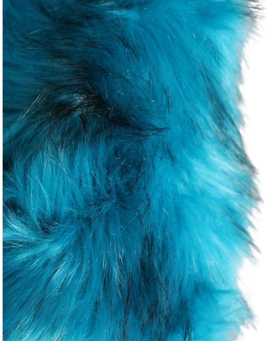 Dolce & Gabbana Blue Modacrylic Fur Bucket Capello Hat Polyester