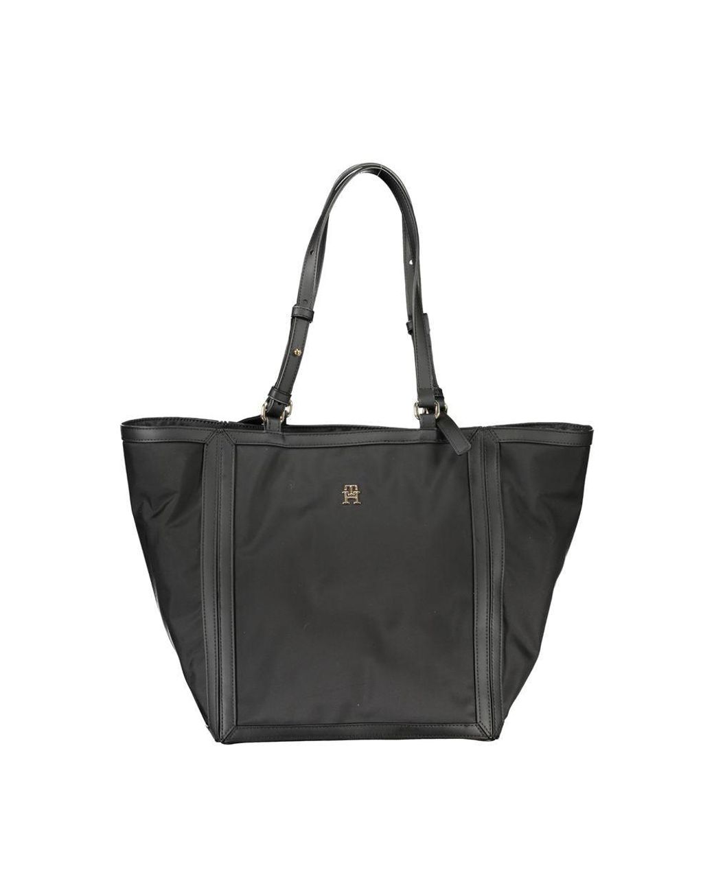 Tommy Hilfiger Black Polyester Handbag
