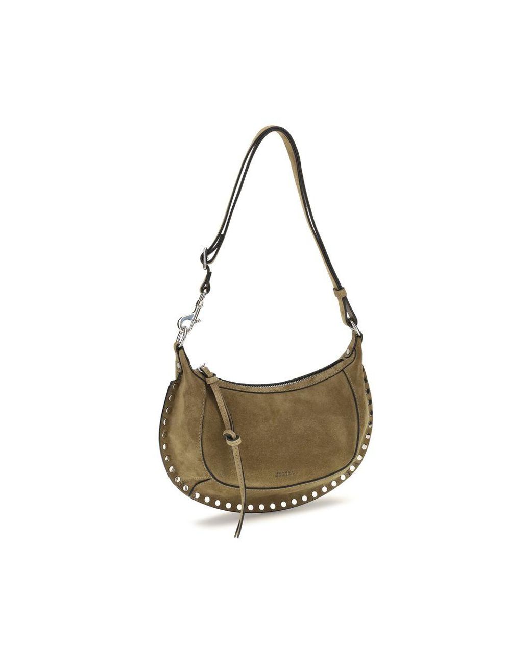 Isabel Marant Metallic Oskan Moon Shoulder Bag