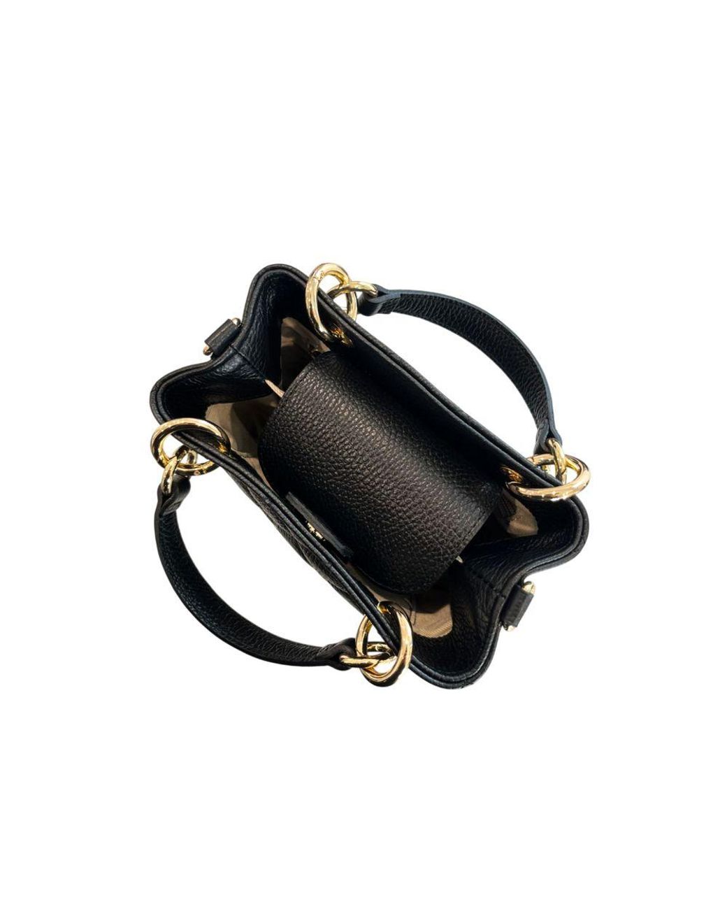 Baldinini Black Leather Handbag