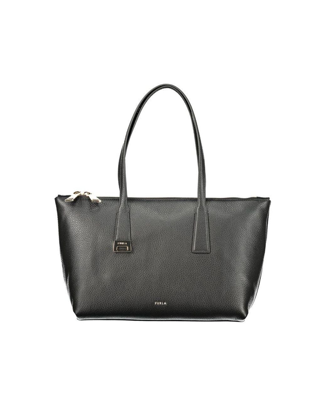 Furla Black Leather Handbag