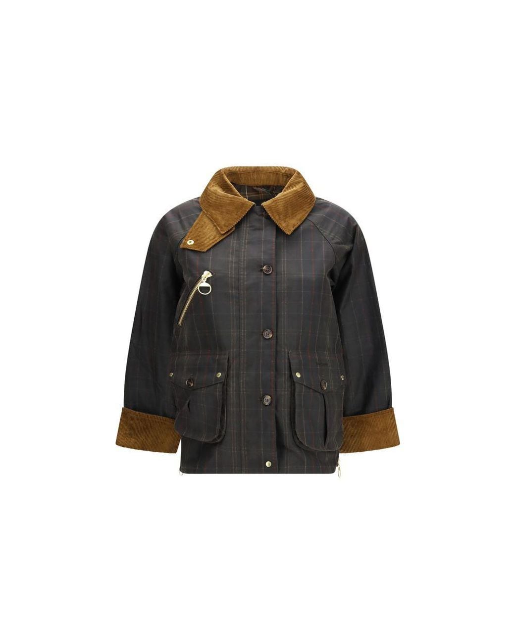 Barbour Black Bicolor Cotton Full