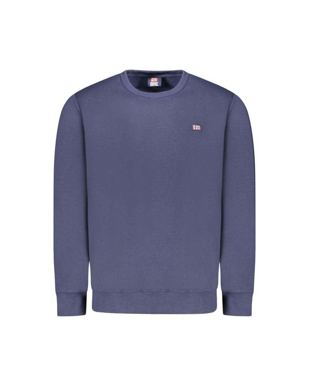 Norway 1963 Blue Cotton Sweater for men