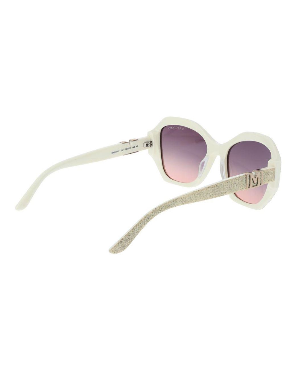 MARCIANO BY GUESS Natural Beige Plastic Sunglasses