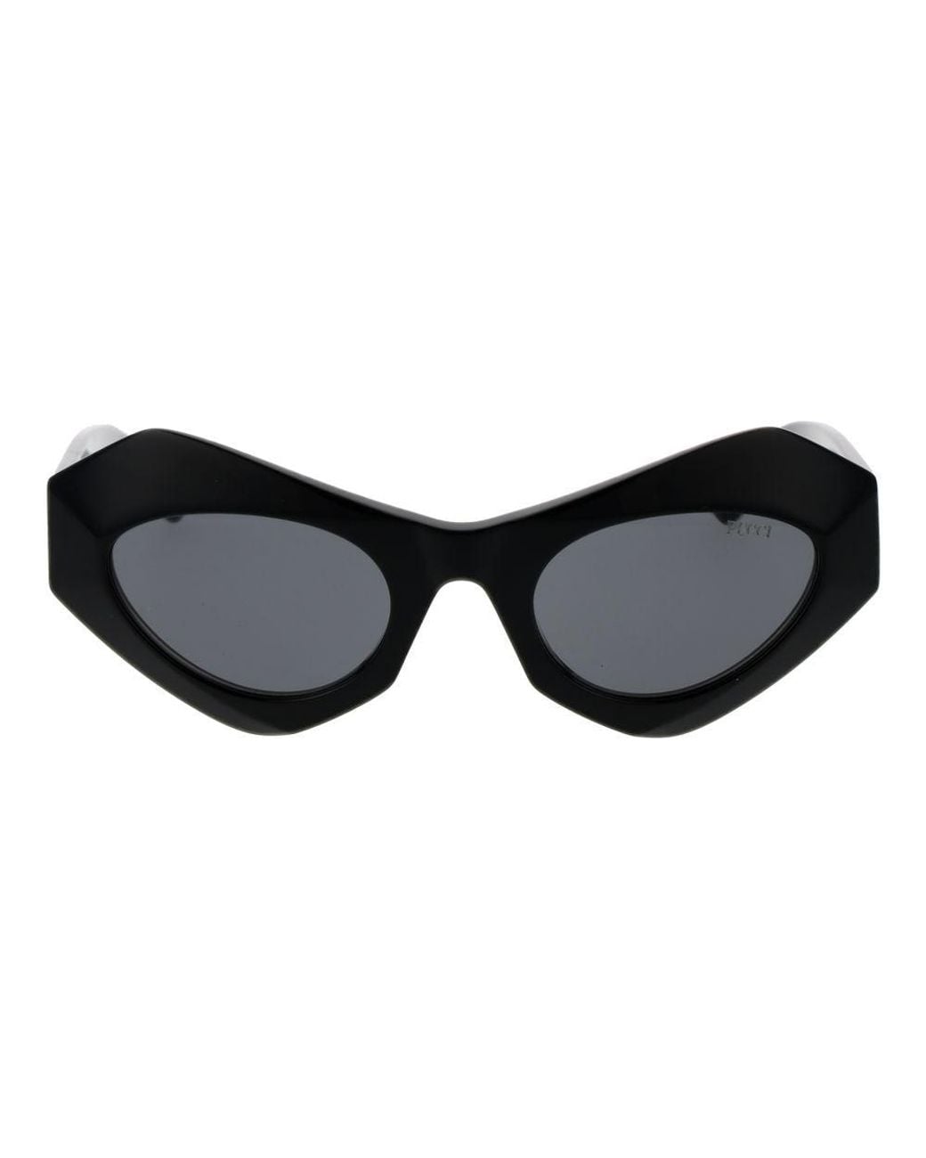 Emilio Pucci Black Plastic Sunglasses